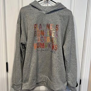 Fall hoodie sweatshirt